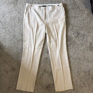 Ann Taylor | Pants & Jumpsuits | Ann Taylor Lined Wool Winter White Pant  Suit | Poshmark